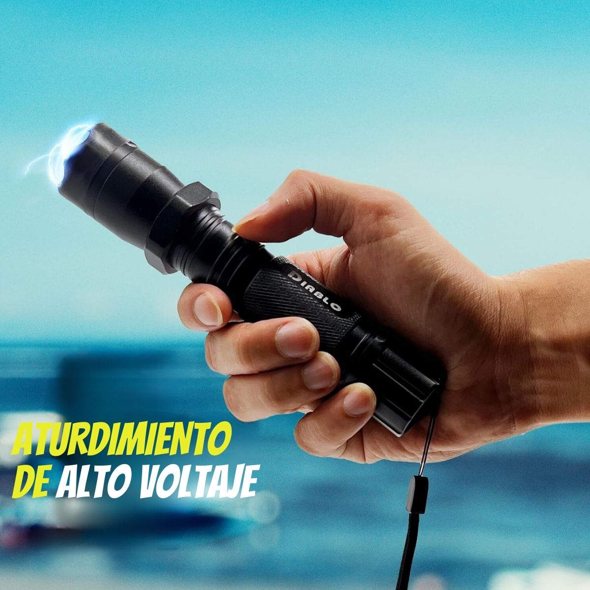 PowerLumi® Linterna LED 🔦con Función Taser ⚡: Potencia y Seguridad en un Solo Equipo 🤺