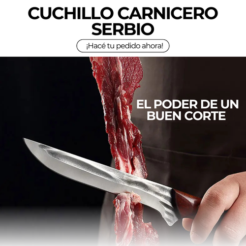 Cuchillo de Carnicero Serbio Forjado a Mano: Lo que todo cocinero debe tener🔪👨🍳