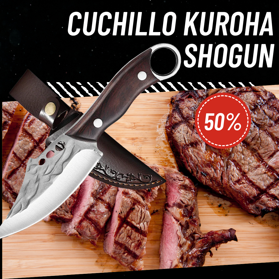 Cuchillo Kuroha Shogun® Para cortes Profesionales🔪con Funda Regalo