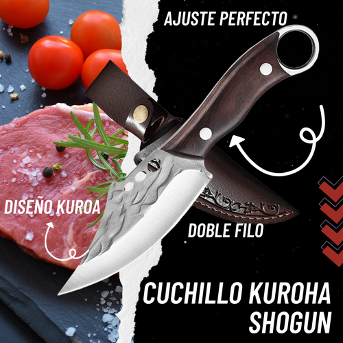 Cuchillo Kuroha Shogun® Para cortes Profesionales🔪con Funda Regalo