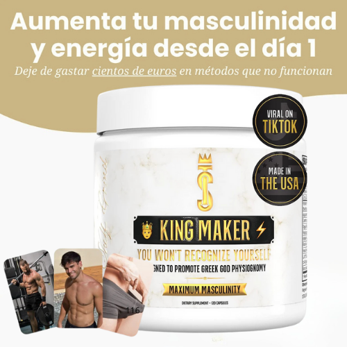 KING MAKER AUMENTA LA ENERGÍA ⚡Y VIRILIDAD💪