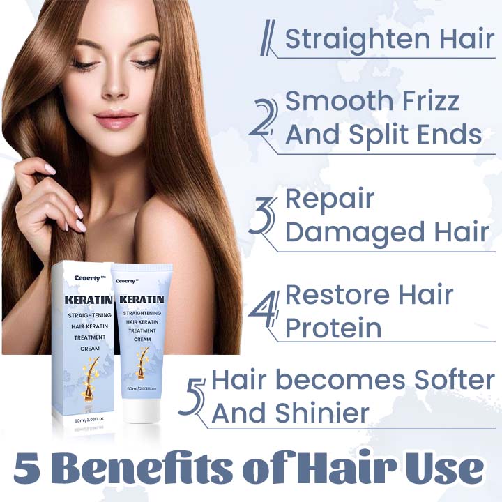 Ceoerty™ Crema de tratamiento de queratina para el cabello 100 ml